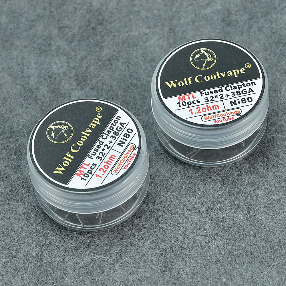 Clapton Wire Pre Built - وولفكولي vape-سلك تسخين مسبق الصنع ،