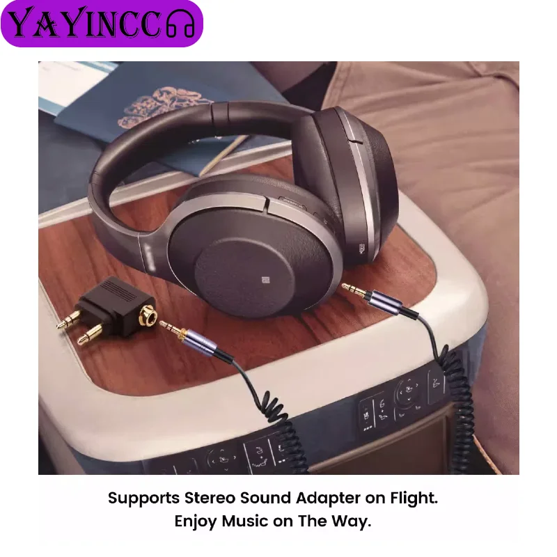 كابل حلزوني بزنبرك لتخفيف الضغ - مراجعة Audio Technica Headphone Ath-Ws660Bt وسعره