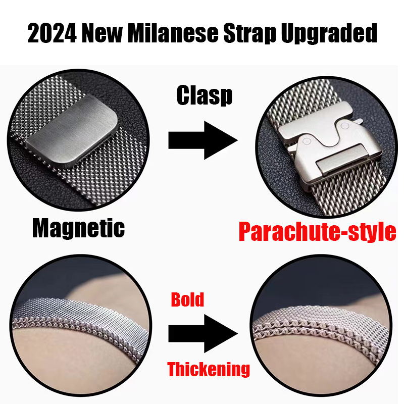 حزام ميلانو لساعة أبل الترا 2  - مراجعة Mesh Coil Strip وسعره